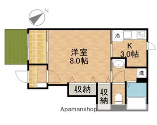 仮)シェルル・スターテラス貴布祢【1階】の間取り