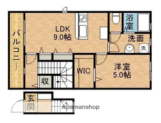 LOTUS新居2【2階】の間取り