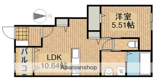 AFC RESIDENCE 磐田中泉【1階】の間取り
