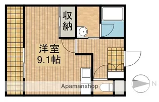 1Kの間取り画像