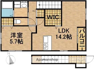 ハイランド・テラス【2階】の間取り