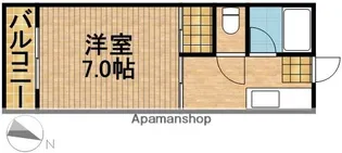 静岡県浜松市中央区富塚町【アパート】の間取り