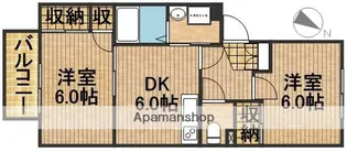パストラルⅠ【2階】の間取り