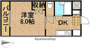 トライアングル【3階】の間取り