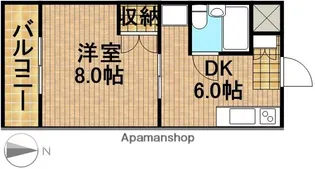 メゾン・GRAN’HILL【3階】の間取り
