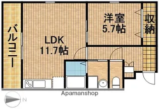 アーバンヒルズ富士見台【3階】の間取り