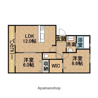 リヴェール【2階】の間取り