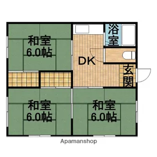 みどり荘【102号室】の間取り