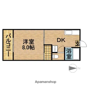 エスポワール【1階】の間取り