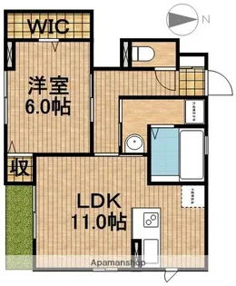 ティダ・アパアパ【1階】の間取り