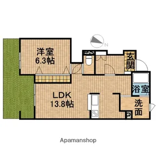 アメジスト【1階】の間取り