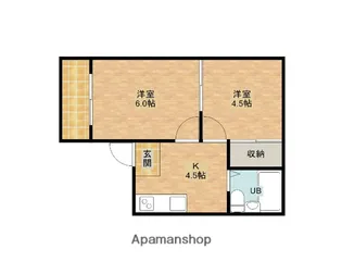 メロウレジデンス【1階】の間取り