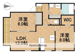 リビングタウン入野A【2階】の間取り