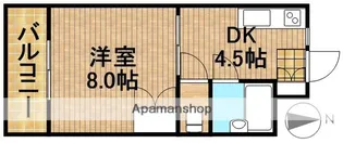 アネックス根洗【2階】の間取り