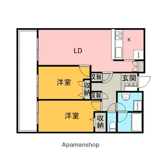 D’Sタワー【9階】の間取り