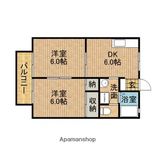 プレミール御子ヶ谷A【1階】の間取り