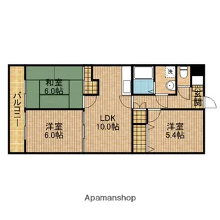 ヴィーヴルⅠ【303号室】の間取り