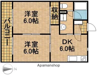 カトレアⅢ【302号室】の間取り