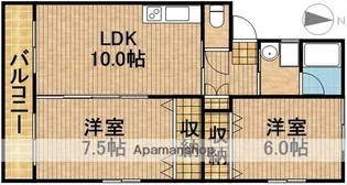 ベルモック【2階】の間取り