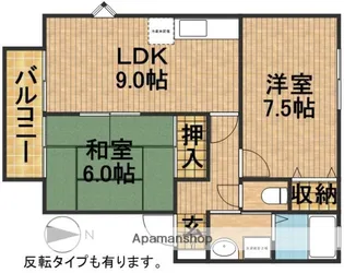 NORTHーMINY【201号室】の間取り