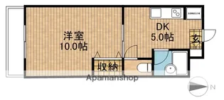 パークハイツ水堀【2階】の間取り