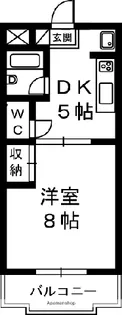メゾーネマルクⅠ【203号室】の間取り
