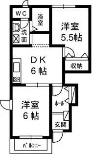 フォルティ【1階】の間取り