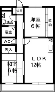 プレイスライフ【3階】の間取り