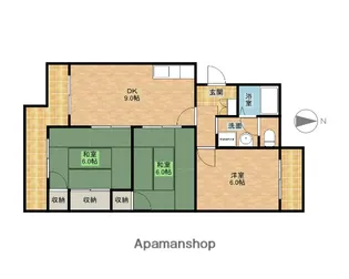 MAISON DE CLEOⅢ【2階】の間取り