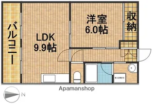 エクセル・パル【1階】の間取り