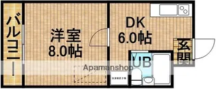 ベストライフ八洲【1階】の間取り