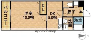 クレアトゥールⅠ【4階】の間取り