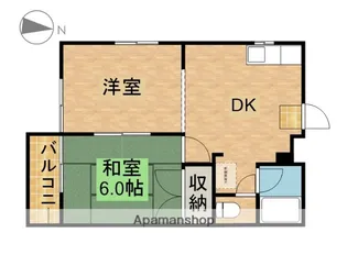 コーポ協和【203号室】の間取り