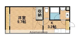 マンションARROZ【206号室】の間取り