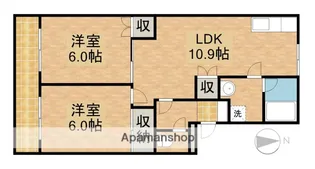 アンシャンテ【2階】の間取り