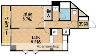 佐鳴湖パークタウンサウス【7階】の間取り