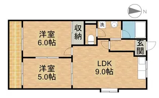 グレイス葵【2階】の間取り