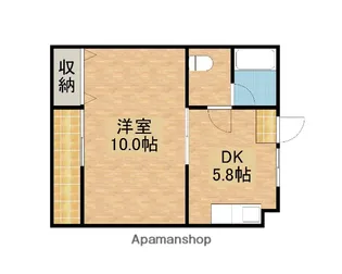 シャンドフルールタルイⅡ【103号室】の間取り