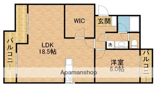 スカイシャトウ城山Ⅰ【3階】の間取り