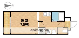 パルコート佐藤【4階】の間取り