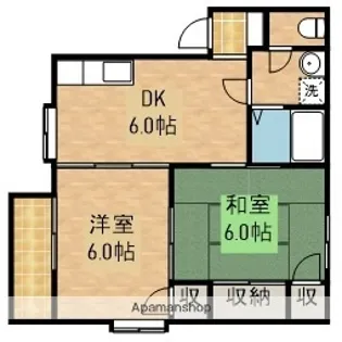 ラベンダーⅠ【202号室】の間取り