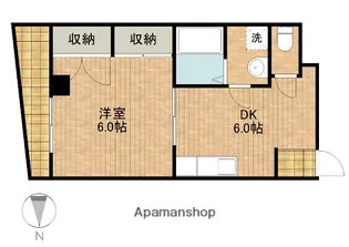 EIGHT BUILDINGⅠ【302号室】の間取り