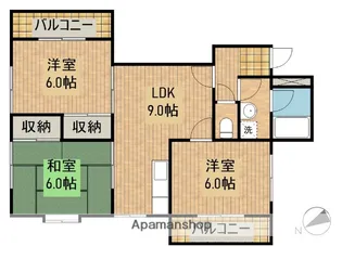 坂本マンション【H1号室】の間取り