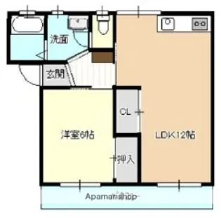 シティコーポK【2階】の間取り