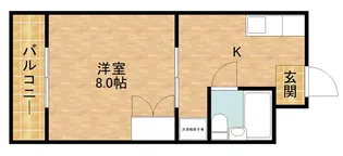 パンダハウス【105号室】の間取り