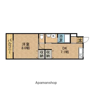 ユーミーSUZUKI【1階】の間取り