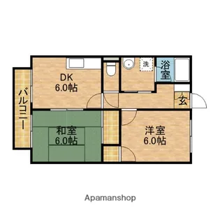 SURPLUS志太【2階】の間取り