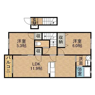NEW廣本【2階】の間取り