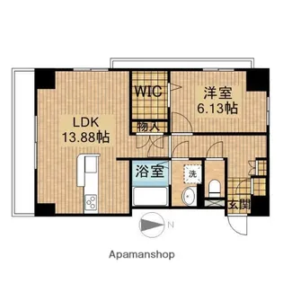 マッターホルン高尾【7階】の間取り
