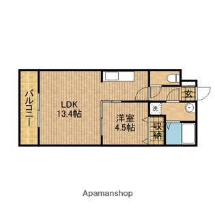 フランシーズ【3階】の間取り
